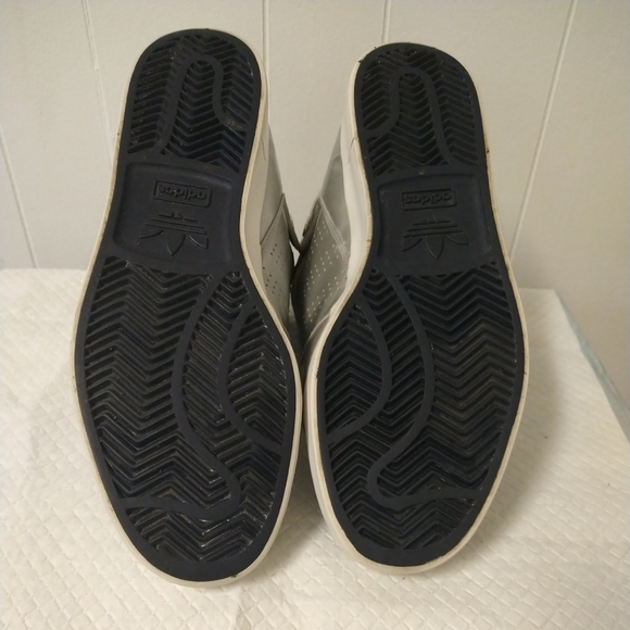 Adidas Men’s Silver, Burgundy, Navy Blue Hi-tops EW 791002 US SZ 12 - Picture 5 of 7